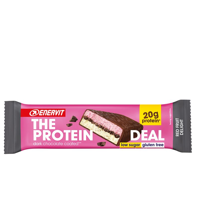 ENERVIT Box 10 Barrette Proteiche The Protein Deal Bar gusto Red