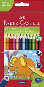Astuccio cartone 12 matite colorate triangolari Children of the World + 3  matite colorate bicolor