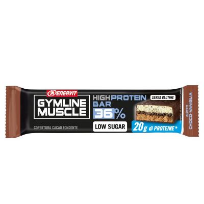  Enervit Gymline High Protein Bar 36% Choco-Vaniglia 55 g Senza Glutine - Barretta proteica - scadenza 21/11/2024