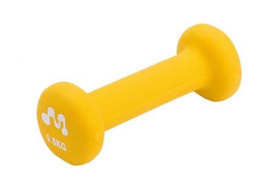 Movi Fitness Manubrio in Neoprene da 0,5 kg, colore giallo 