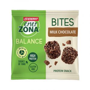 Enerzona Minirock 40-30-30 Bites Minipack 24 g Cioccolato al Latte - Ricco in Proteine, con Fibre - scadenza 04/12/2024 