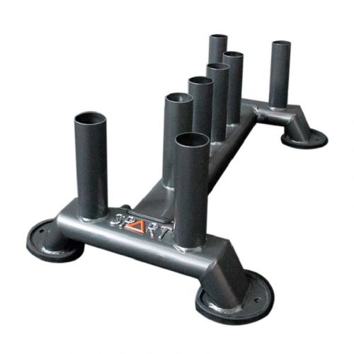 OLYMPIC BARS RACK - Bar support for eight barbells