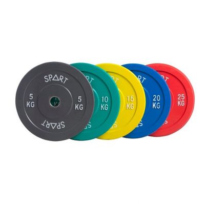 Spart Fitness Disco Bumper Slim da Competizione Ø45 cm - Peso 15 kg
